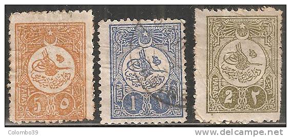 Turchia 1901 Nuovo/Usato - Mi. 159 I *; 162 II Us; 180 C SG  Vedere SCAN - 1837-1914 Smyrne