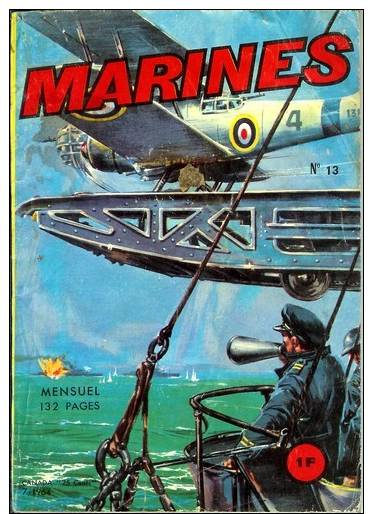 Marines - N°13 - L'argent Maudit - Petit Format - Bon état - Edi Europ 1964 - Autres & Non Classés