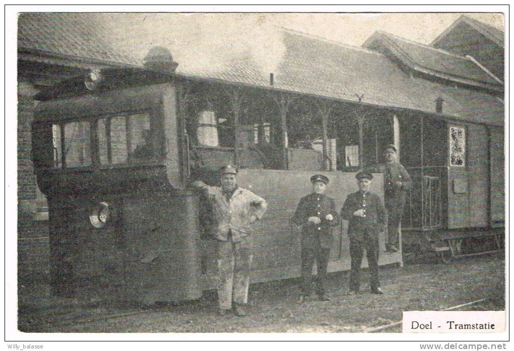 Postkaart / Carte Postale "Doel - Tramstatie" - Beveren-Waas