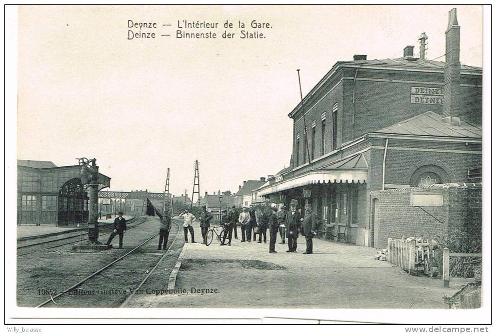 Postkaart / Carte Postale "Deinze / Deynze - Binnenste Der Statie / Intérieur De La Gare" - Deinze