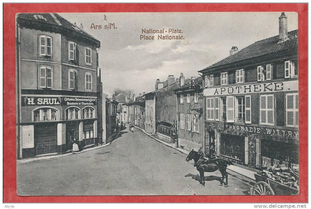57 - ARS A.d. Mosel - ARS Sur MOSELLE - Place Nationale - Pharmacie WITTRY - Apotheke - Ars Sur Moselle