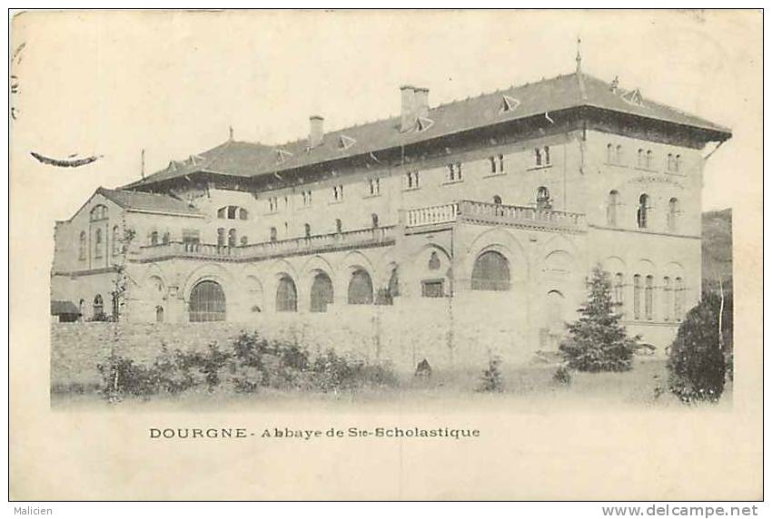 DEPTS DIV- Tarn -ref -F845- Dourgne - Abbaye De Ste Scholastique   - Carte Bon Etat  - - Dourgne