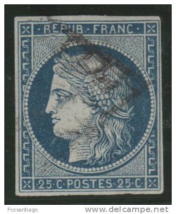 FRANCIA 1850 - Yvert #4 - VFU - 1849-1850 Cérès