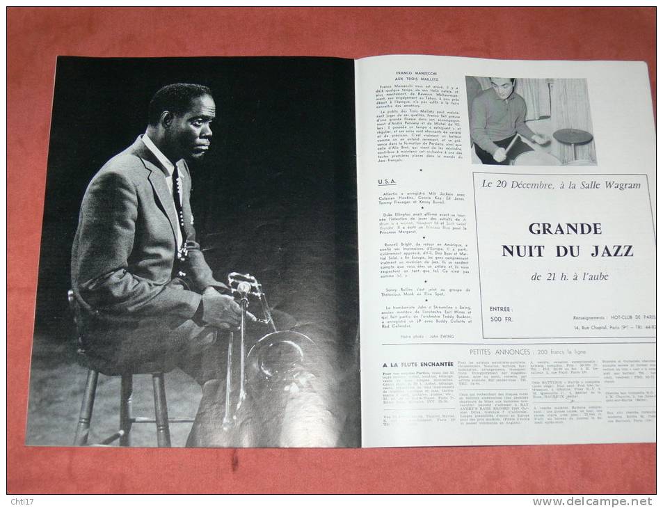 JAZZ HOT 1958 N° 138 DECEMBRE ART BLAKEY / DONALD BYRD / DUKE ELLINGTON / MAL WALDRON - Musique