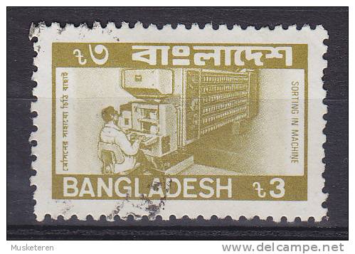 Bangladesh 1986 Mi. 243     3 T Briefsortiermaschine - Bangladesch