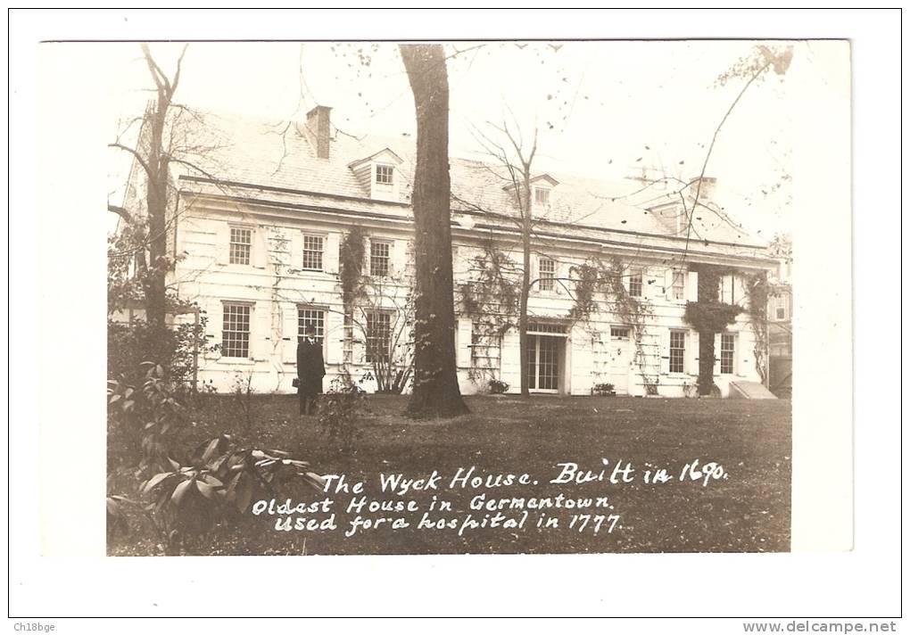Carte Photo  : Philadelphia : The Wick House - Philadelphia