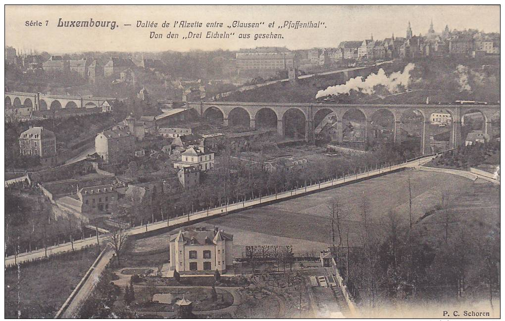 Valiee De L´Alzette Entre "Glausen" Et "pfaffenthal" Von Den "Droi Eichein" Aus Gesehen, Luxembourg, 00-10s - Luxembourg - Ville