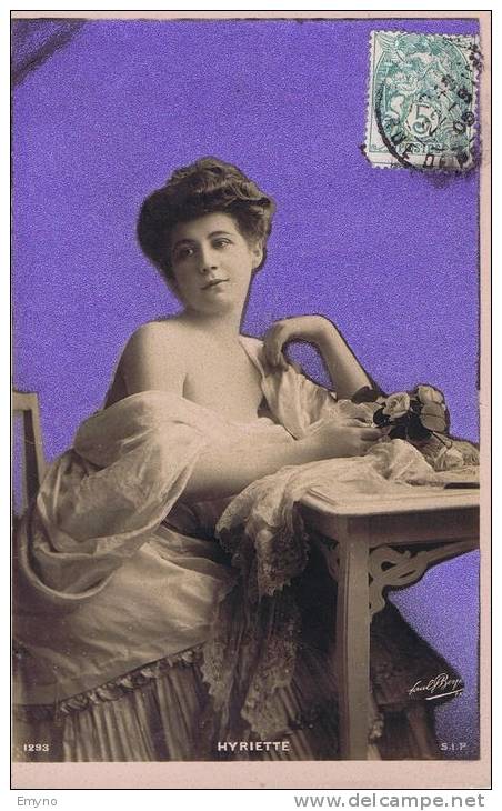 Hyriette ,Artiste 1900 ,photo Paul Boyer - Artisti