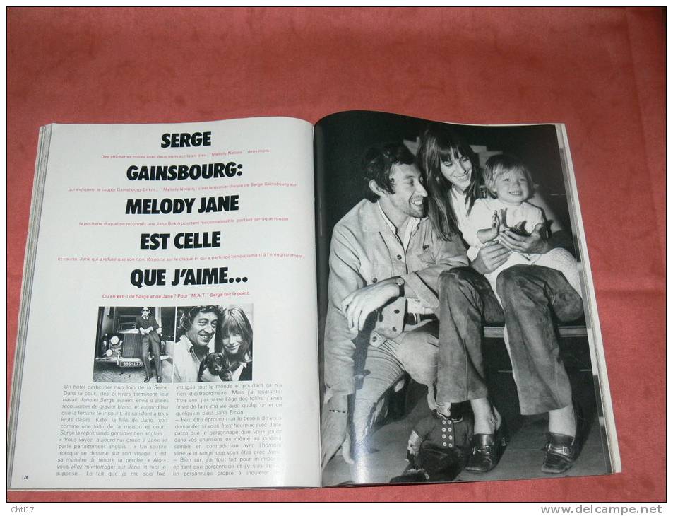 MLLE AGE TENDRE 1971 MAI   N° 79   SYLVIE VARTAN /  HALLIDAY/  GAINSBOURG / BIRKIN - Musica