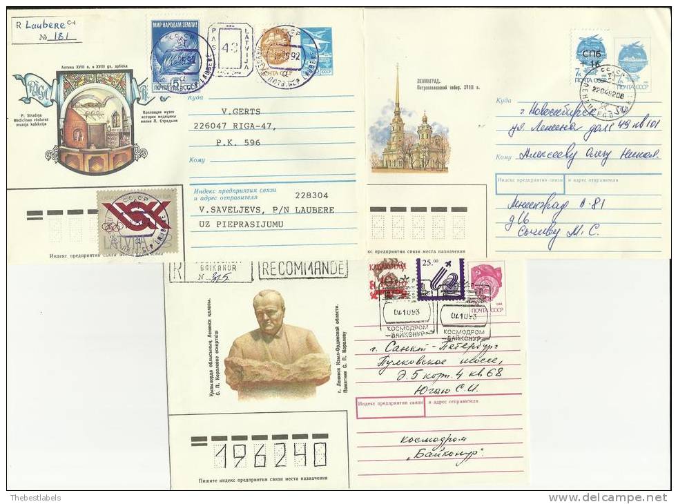 RUSSIA  OLD COVERS  LOT 2 - Brieven En Documenten