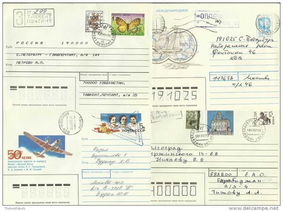 RUSSIA  OLD COVERS  LOT 7 - Storia Postale