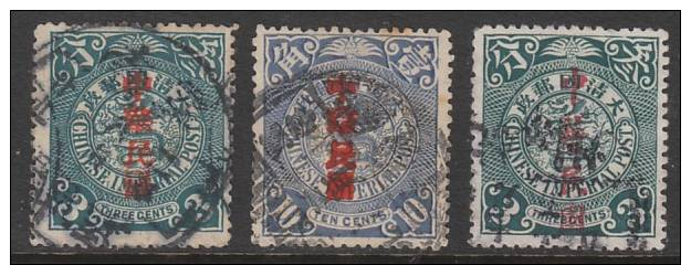 Michel 97, 101 And 112  Gestempeld  Cote 4,10 Euro - 1912-1949 Republik