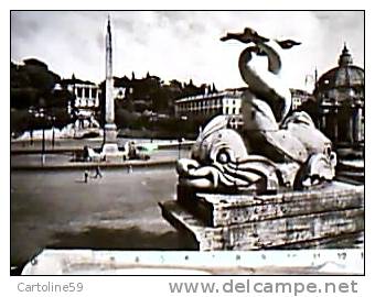 ROMA PIAZZA DEL POPOLO VB1954   ED13049 - Piazze