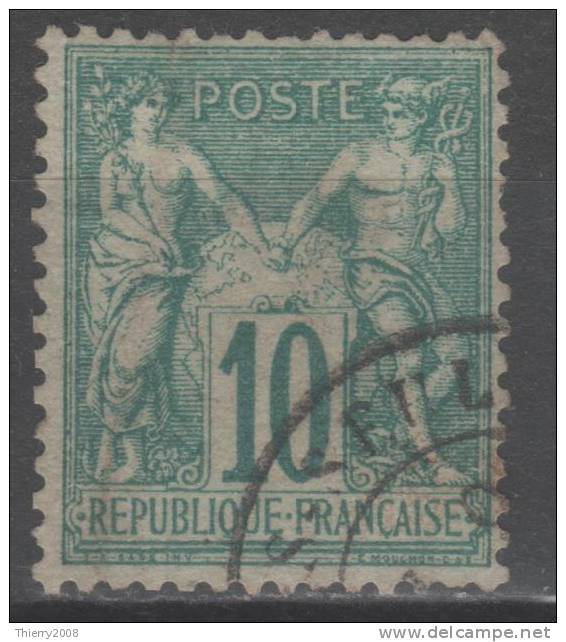 Sage  N° 65 Avec Oblitération Cachet à Date  TTB - 1876-1878 Sage (Type I)