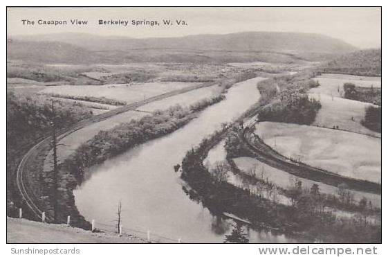 West Virginia Berkeley Springs The Cacapon View Albertype - Otros & Sin Clasificación