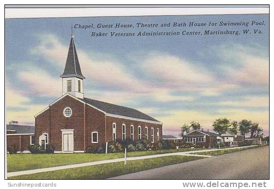 West Virginia Martinsburg Chapel Guest House Theatre And Bath House For Swimming Pool - Andere & Zonder Classificatie