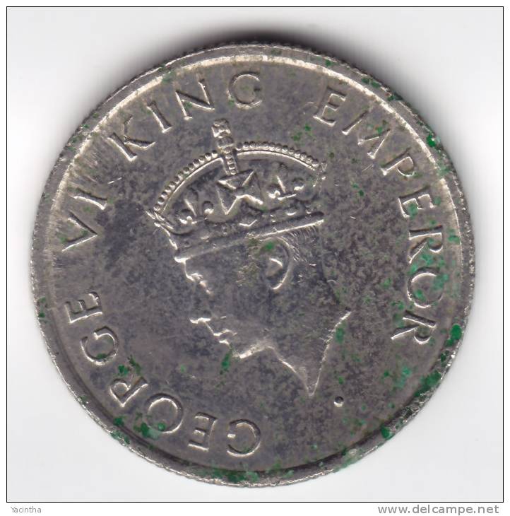 @Y@    BRITISH INDIA  1/2   Rupee 1946     (2225) - Inde