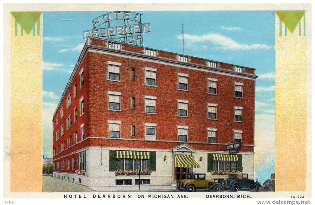 Hotel Dearborn On Michigan Ave Old Postcard - Dearborn