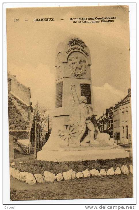 23721   - Charneux    Herve  Monument  1914-18 - Herve