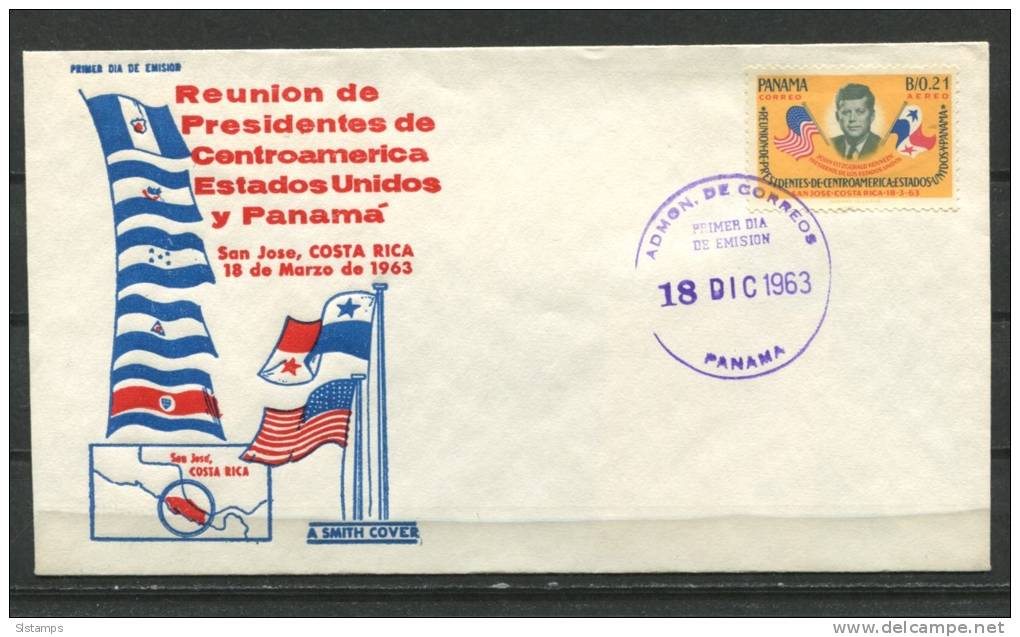 Panama 1963 Cover  John F. Kennedy - Kennedy (John F.)