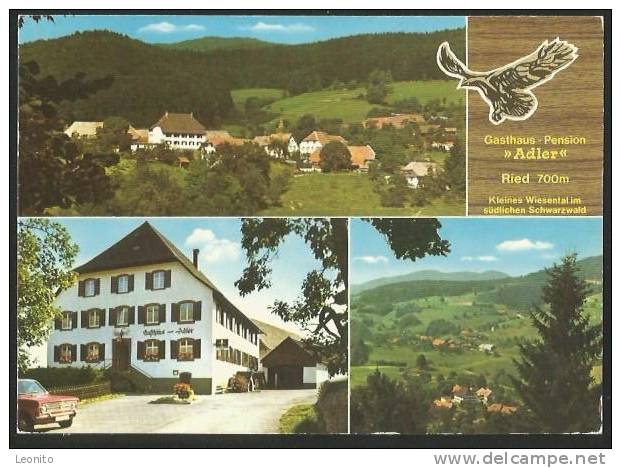 RIED TERGERNAU Gasthof Pension ADLER Klein Walsertal Ebersberg Bayern 1980 - Ebersberg