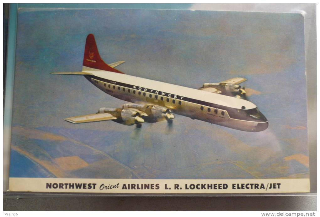 ELECTRA        NORTHWEST ORIENT AIRLINES - 1946-....: Moderne