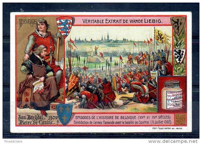 Chromo - Liebig Bouillon OXO - Episodes De L´histoire De Belgique - Bénédiction De L'armée Flamande.... - Liebig