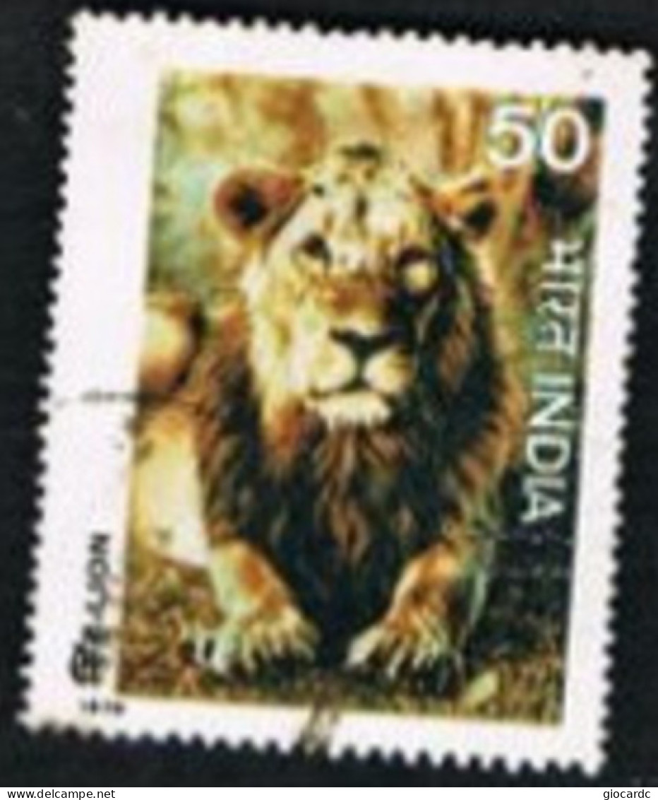 INDIA  - SG 826 -  1976  /  ANIMALS: LION           -  USED - Usati