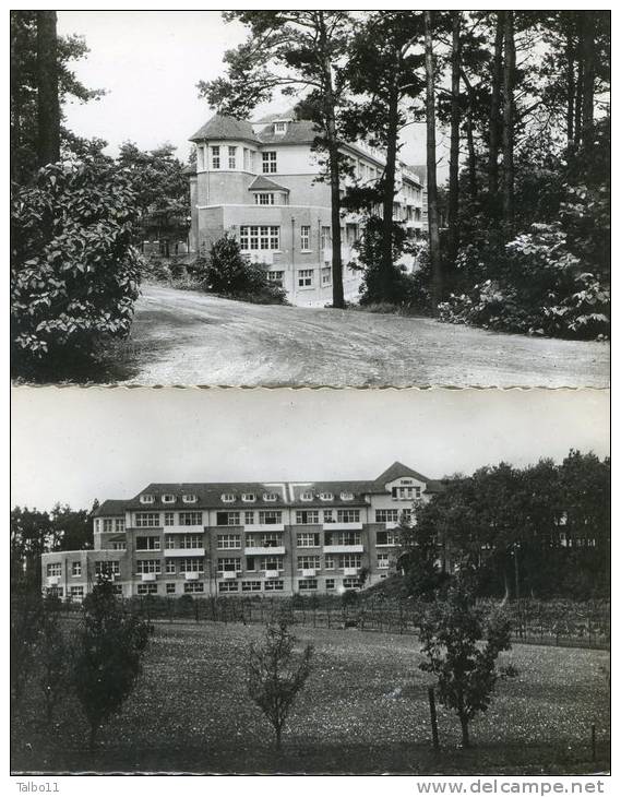 Lot De 2 Cartes Du Sanatorium D´Helfaut Par Wizernes - Pavillon 3 Aile Gauche Et Vu Du Fond Du Jardin - Autres & Non Classés