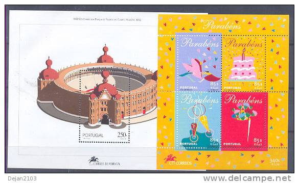 Portugal 2 Mini Sheets MNH ** - Neufs