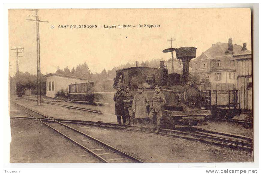 D10787 - Camp D' Elsenborn - La Gare Militaire  *train* - Elsenborn (camp)