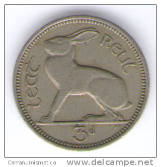 IRLANDA 3 PENCE 1964 - Irlanda