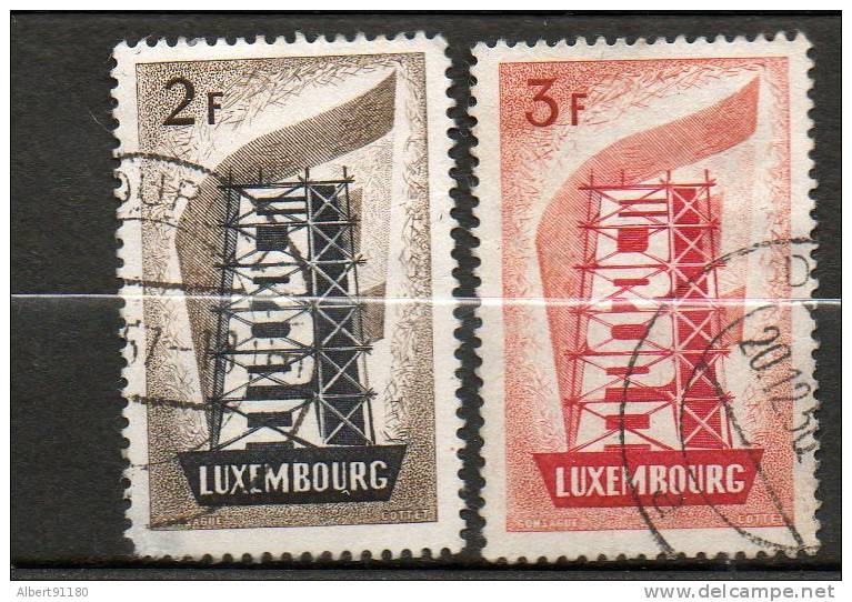 LUXEMBOURG  Europa 1956 N°514-515 - Gebruikt