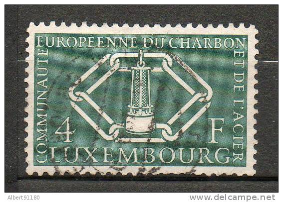 LUXEMBOURG  L'Europe Du Charbon Et De L'Acier 1956 N°513 - Oblitérés