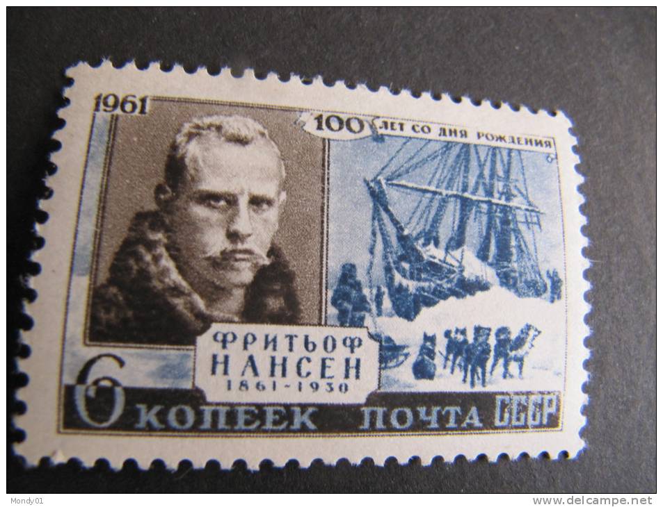 1154  Polar Exploration Explorateur Polaire Russe URSS  North Pole Nord  Arctic Arctique Navire Vessel Chien No TAAF - Polar Explorers & Famous People