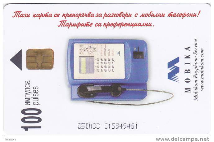 Bulgaria, Mobika, P-235, Your Talks With Mobile Phones, 2 Scans - Bulgarien