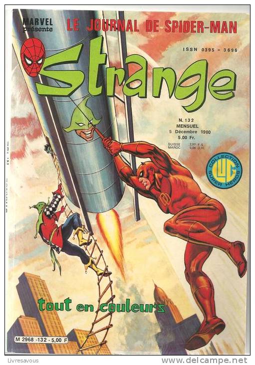 Le Journal De Spider-Man Strange N° 132 De Décembre 1980 Collection LUG Super Héros - Strange