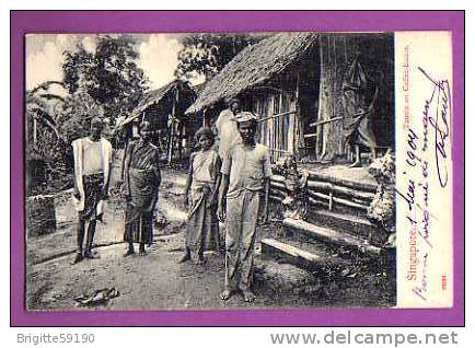 CPA  - ASIE  -SINGAPORE / SINGAPOUR  -  TAMILS ON COFFEE ESTATE  -  1904 - Singapour