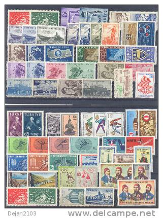 Turkey 24 Complete Series & 15 Single Stamps MNH ** - Neufs