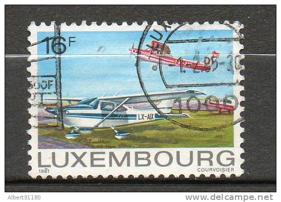 LUXEMBOURG Avion Monoplans1981 N°988 - Gebraucht