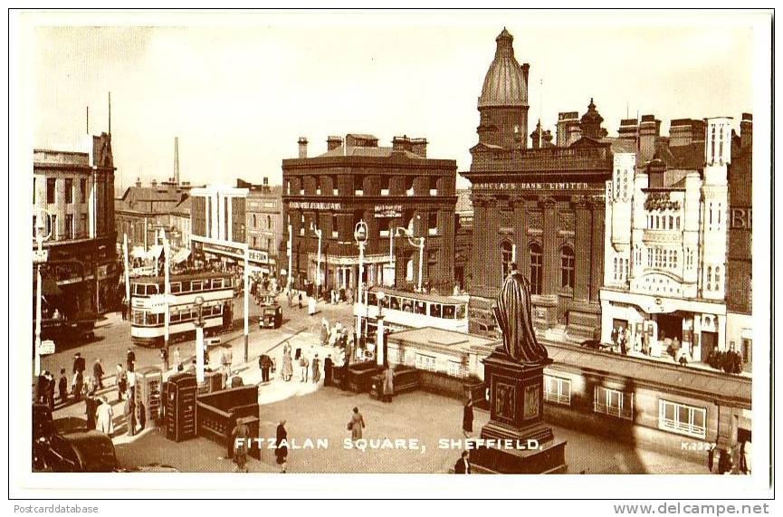 Fitzalan Square, Sheffield - & Tram - Sheffield