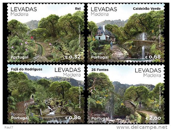 Portugal 2012 - Paysages De Madeira, Levadas - 4v Neufs // Mnh - Unused Stamps