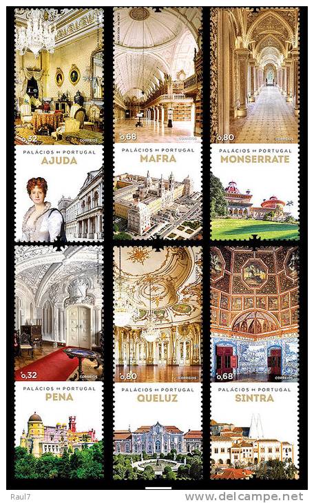 Portugal 2012 - Palais Portugais  - 6v Neufs // Mnh - Unused Stamps