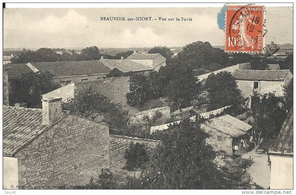 Deux-Sèvres- Beauvoir-sur-Niort -Vue Sur La Forêt. - Beauvoir Sur Niort