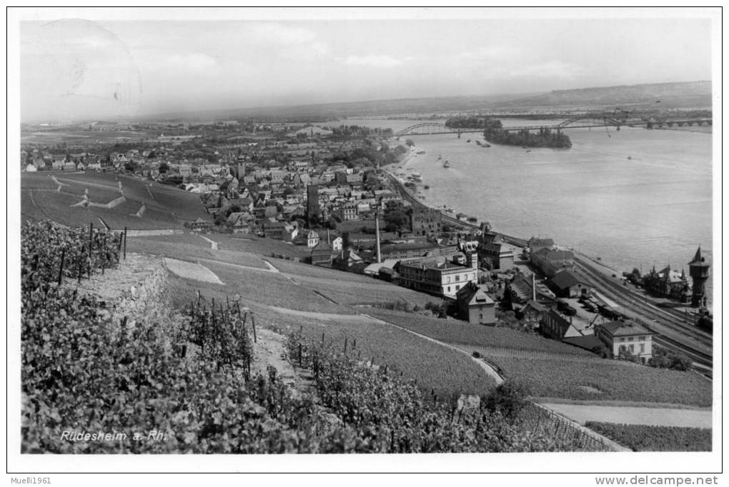 AK  Rüdelsheim Am Rhein, 1938 - Ruedesheim A. Rh.