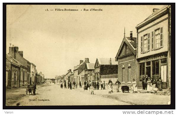 80 - VILLERS BRETONNEUX - ATTELAGE DE CHIEN . - Artisanat