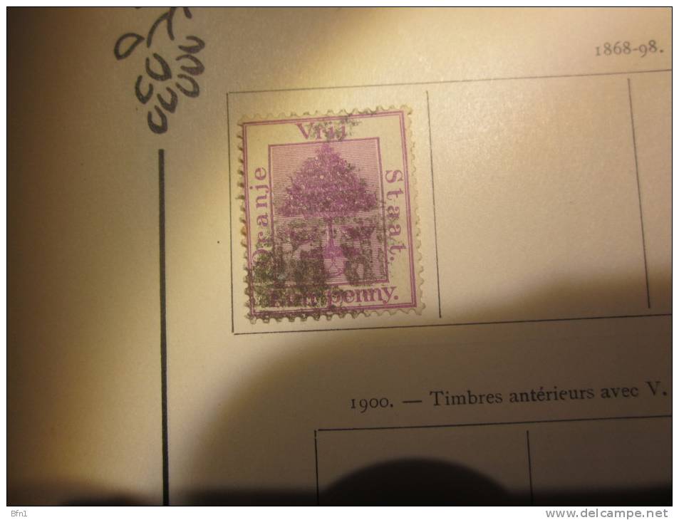 COLLECTION TIMBRES GRANDE BRETAGNE ORANGE DEBUT 1868 OBLITERE  AVEC CHARNIERE - Orange Free State (1868-1909)