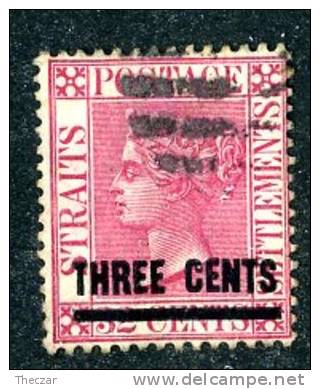 78)  STRAITS 1867  SG.# 83  (o) - Straits Settlements