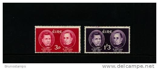 IRELAND/EIRE - 1962  O'DONOVAN AND O'CURRY   SET MINT NH - Neufs