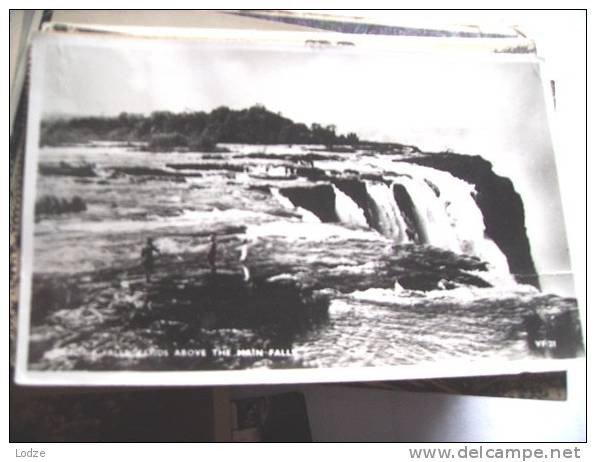 Afrika Africa Zimbabwe Victoria Falls Main Falls And People - Zimbabwe